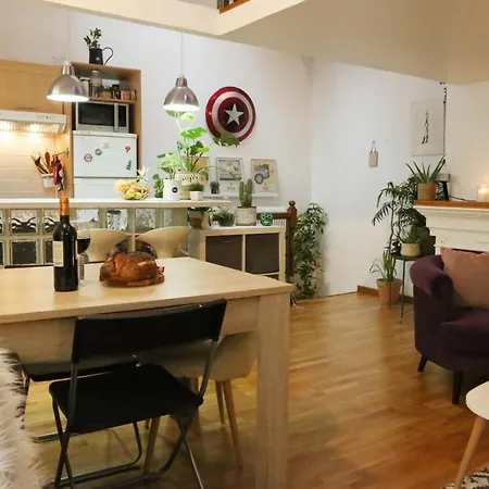 Superb Duplex Design And Cosy Near Marais Parijs